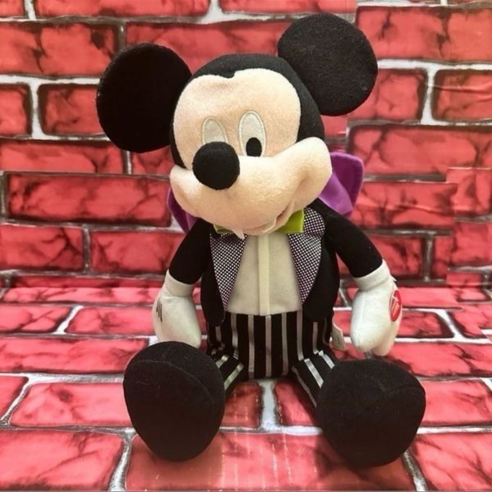 Disney Mickey Mouse animated Dracula Bat Halloween Toy